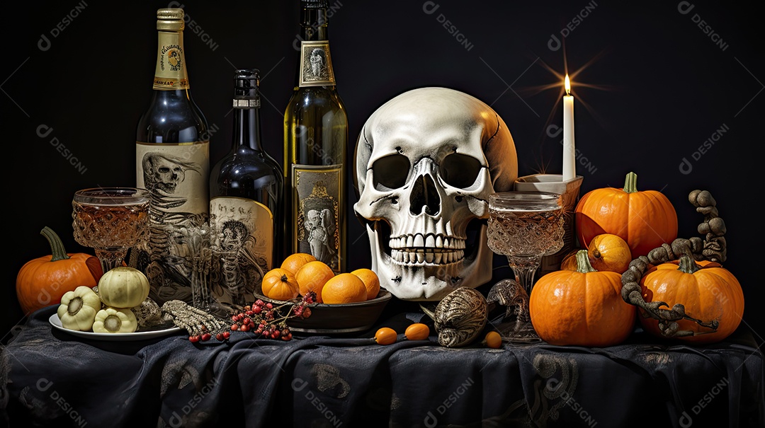 Beco Escuro de Halloween