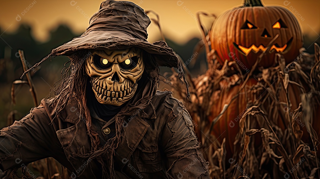 Espantalho de Halloween