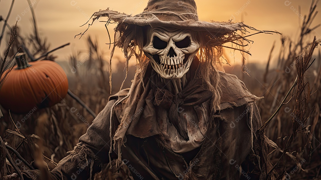 Espantalho de Halloween