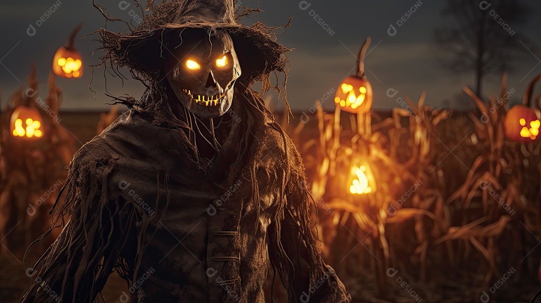 Espantalho de Halloween