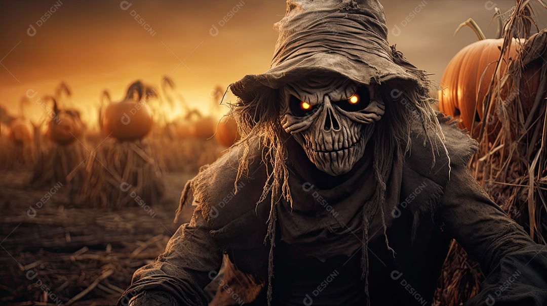 Espantalho de Halloween