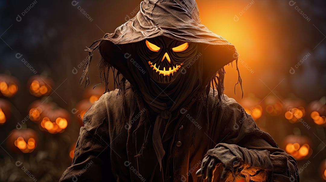 Espantalho de Halloween