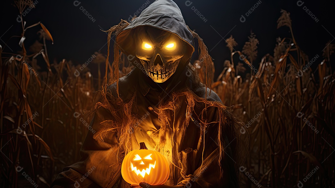 Espantalho de Halloween