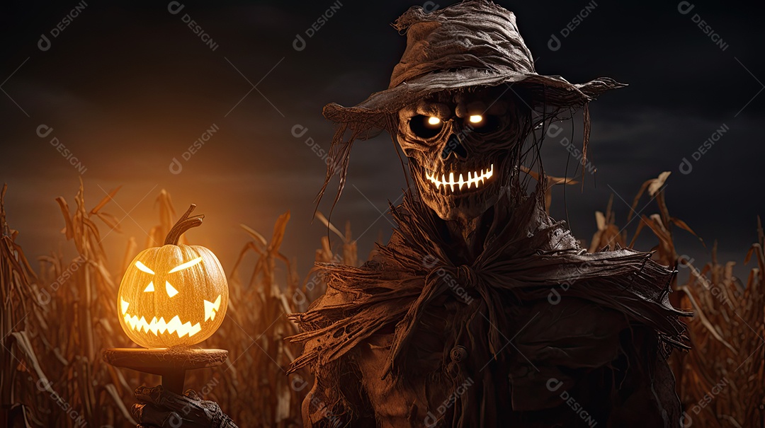 Espantalho de Halloween