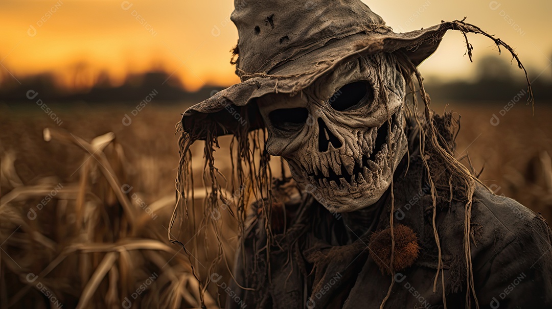 Espantalho de Halloween