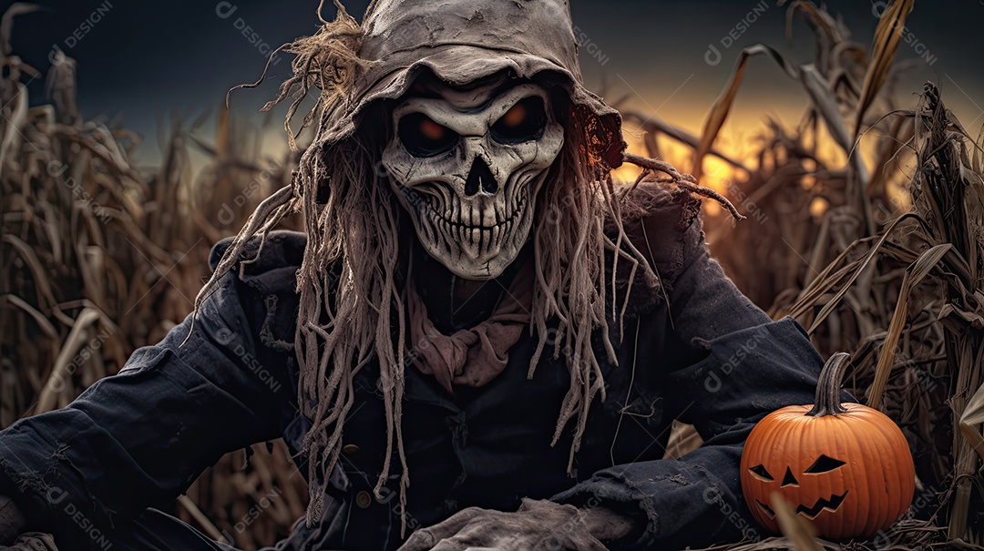 Espantalho de Halloween