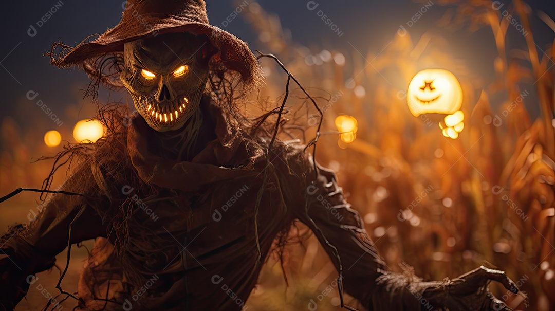 Espantalho de Halloween