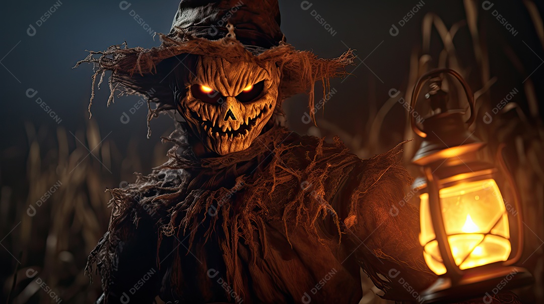 Espantalho de Halloween