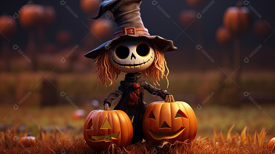 Espantalho de Halloween