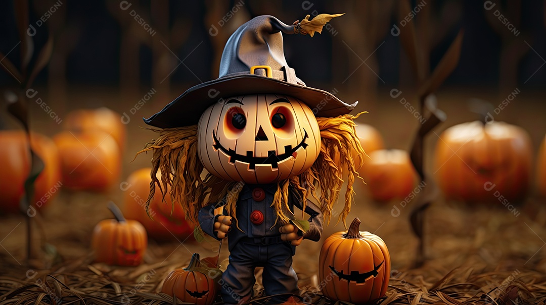 Espantalho de Halloween