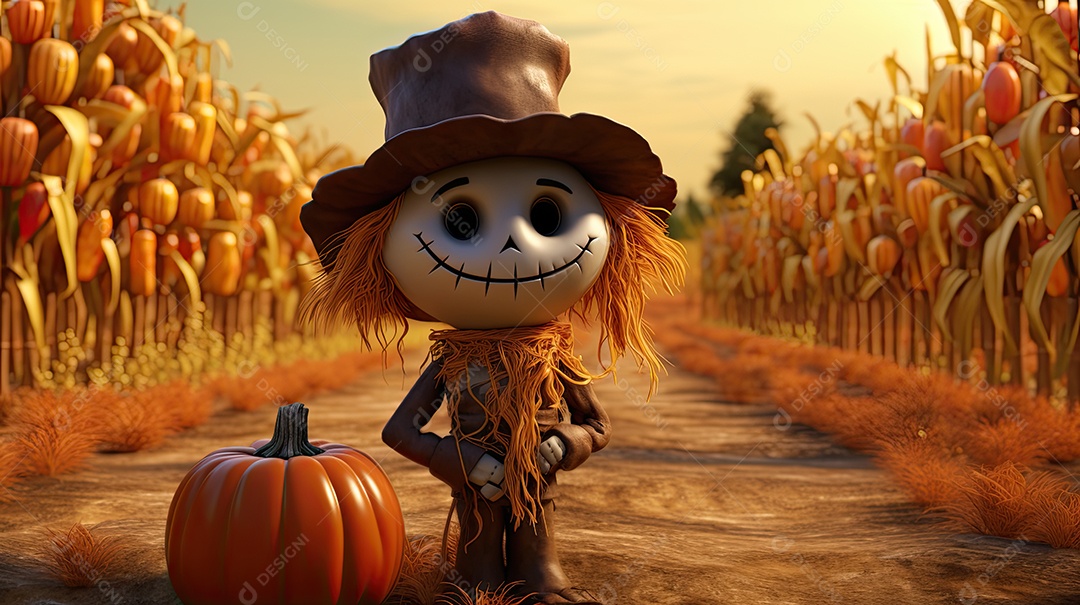 Espantalho de Halloween