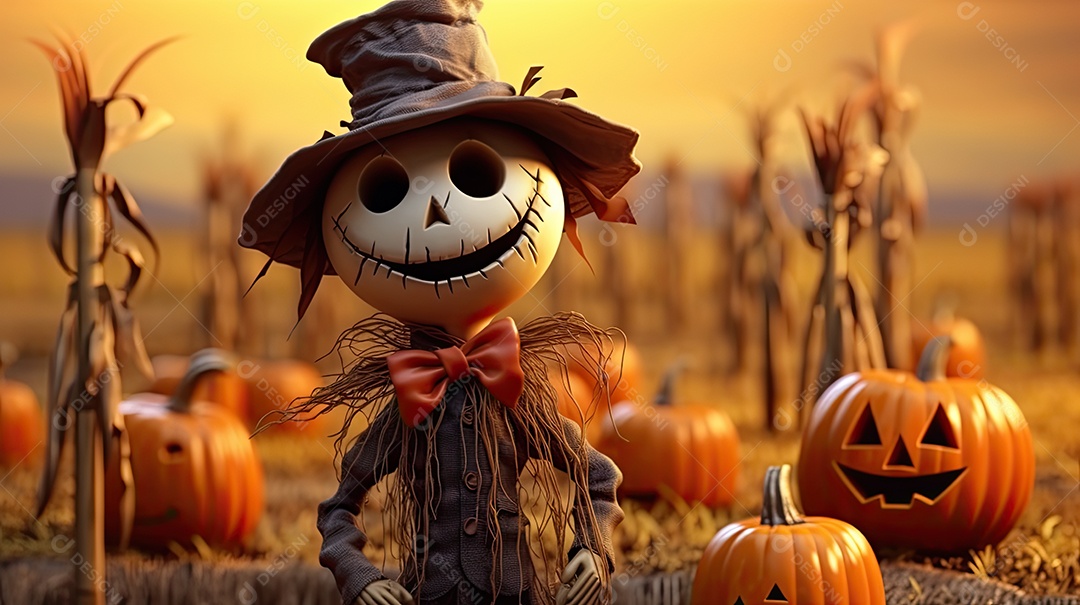 Espantalho de Halloween