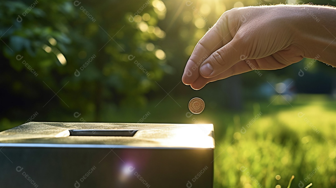 Troca de presentes no dia internacional da caridade.
