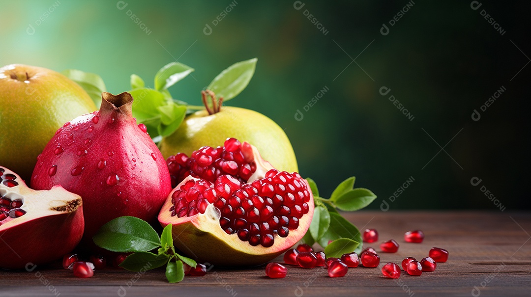 Foto vibrante de vista superior de prato de frutas cruas variadas com foco seletivo, fundo de frutas de verão