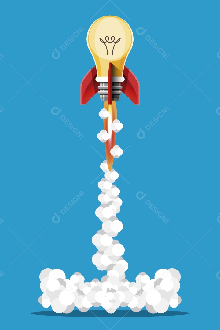 Conceito de Ideias e Conhecimento Ilustração Vetor EPS