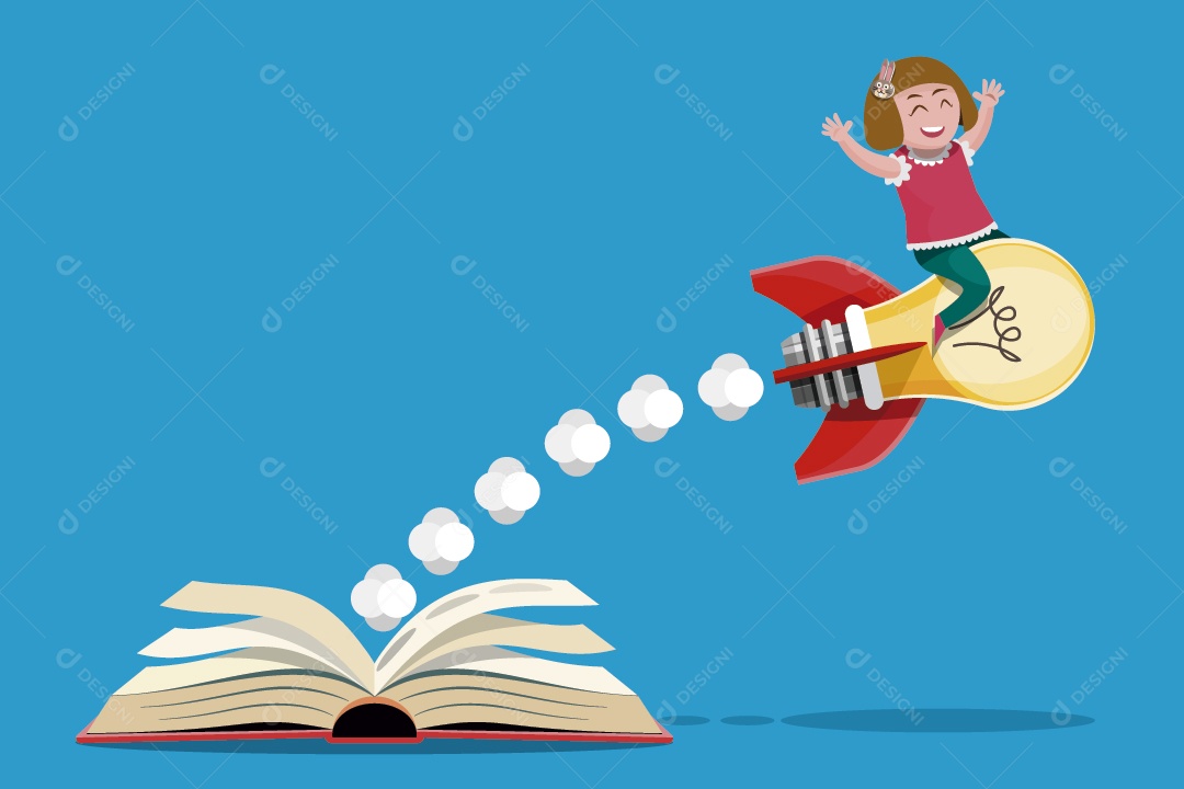 Conceito de Ideias e Conhecimento Ilustração Vetor EPS