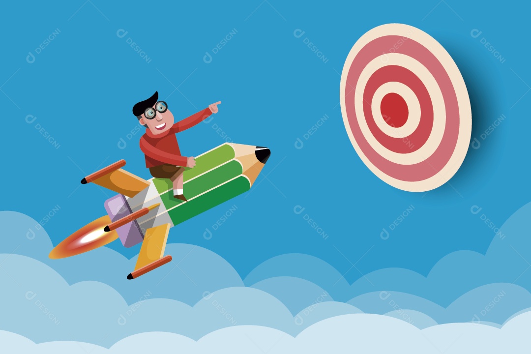 Conceito de Ideias e Conhecimento Ilustração Vetor EPS