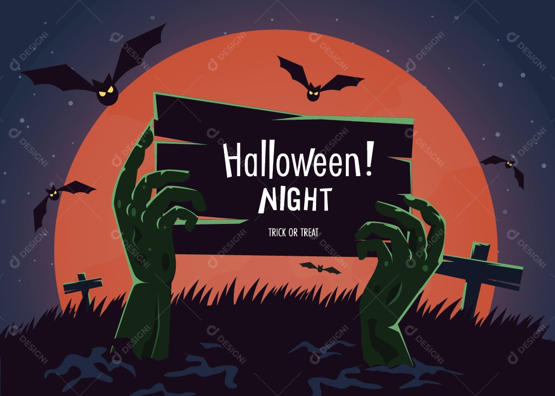 Ilustrações do Halloween Vetor EPS