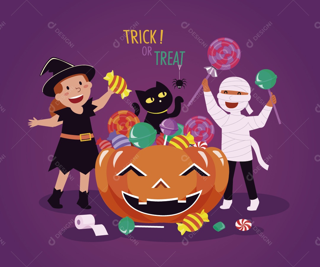 Ilustrações do Halloween Vetor EPS