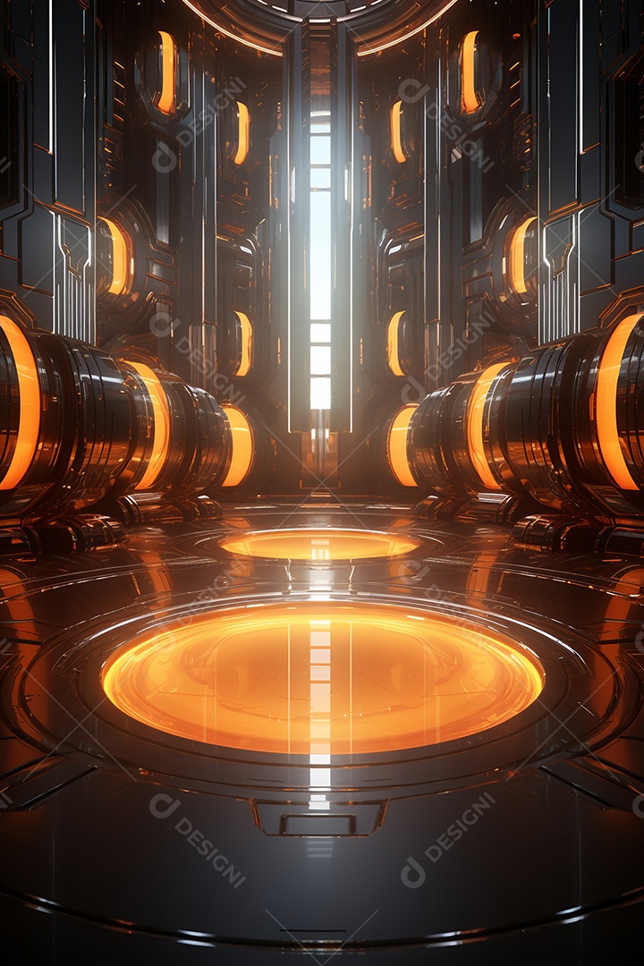 Cenário de um palco para eventos