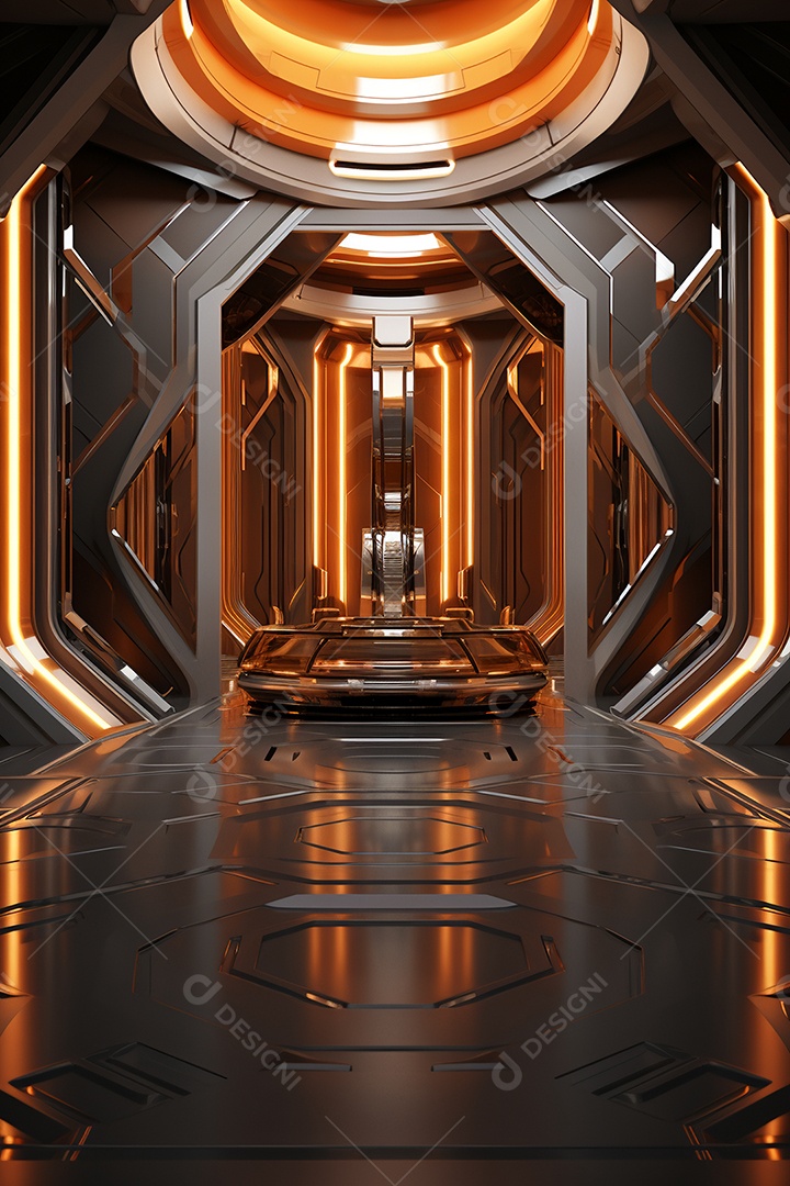 Cenário de um palco para eventos