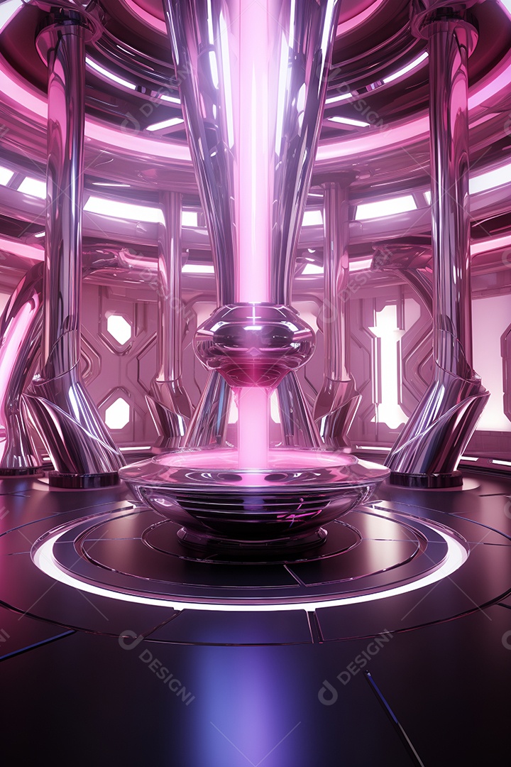 Cenário de um palco para eventos