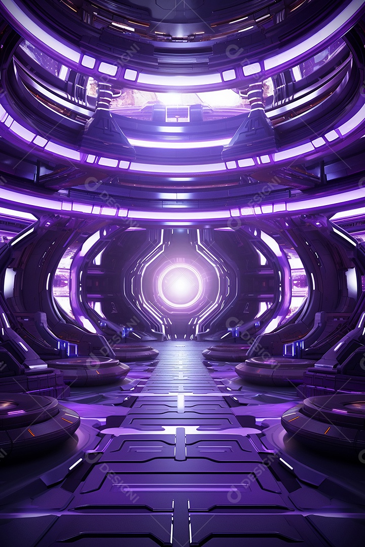 Cenário de um palco para eventos