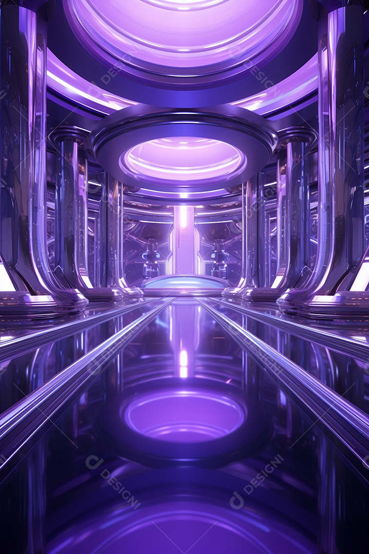 Cenário de um palco para eventos