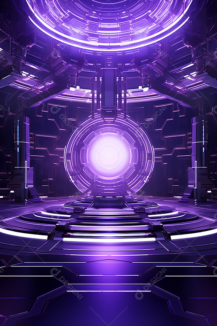 Cenário de um palco para eventos