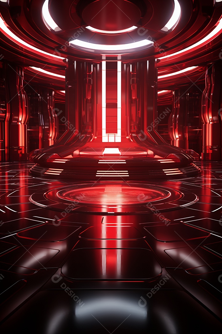 Cenário de um palco para eventos