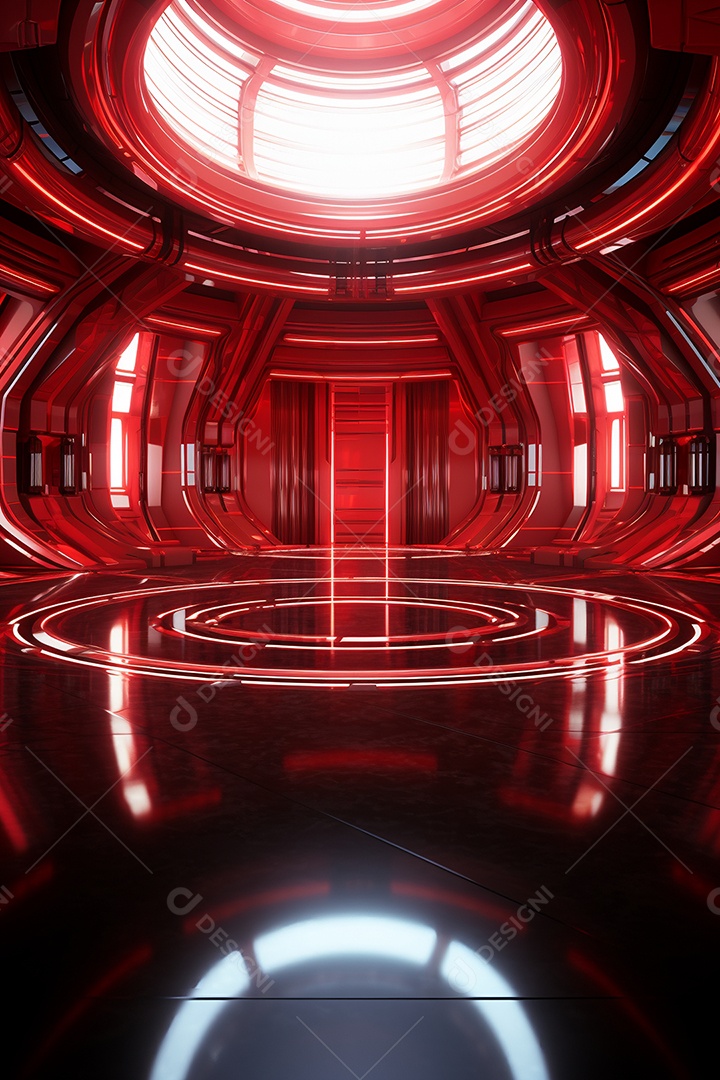 Cenário de um palco para eventos