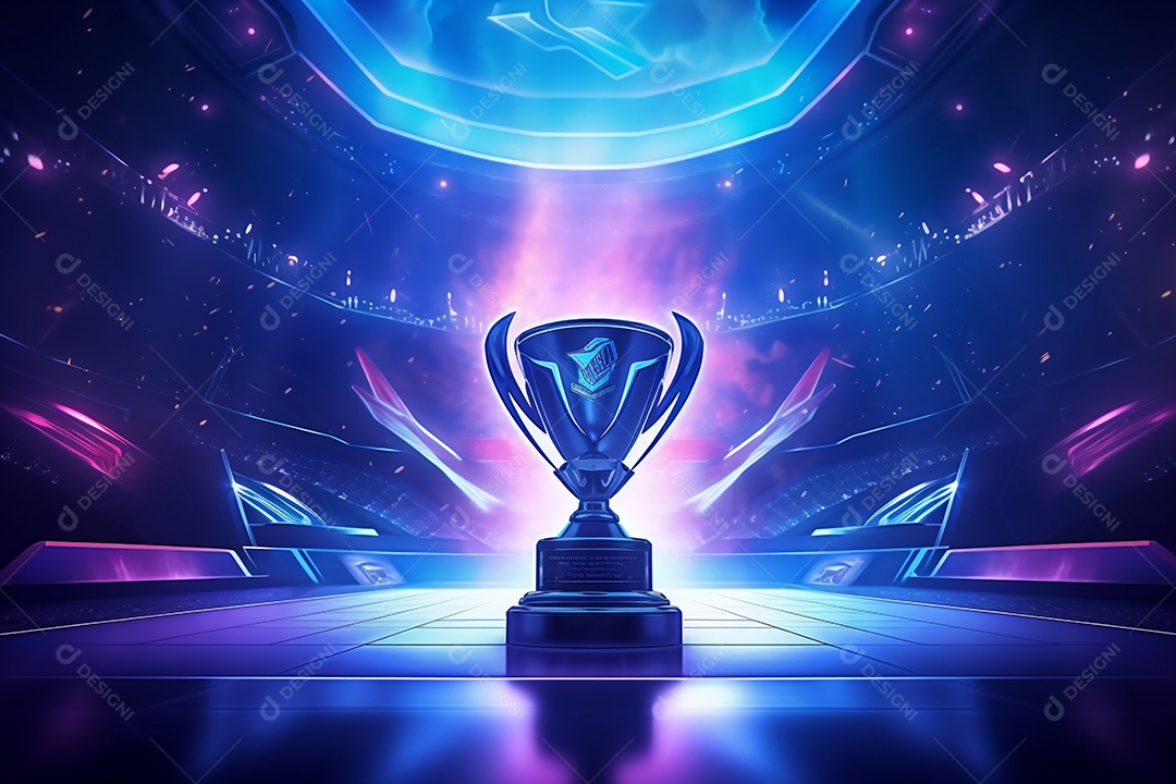 Cenário de um palco para eventos