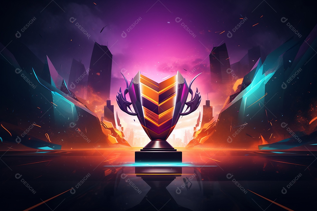 Cenário de um palco para eventos