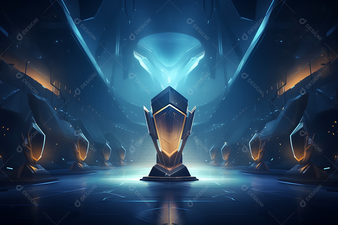 Cenário de um palco para eventos