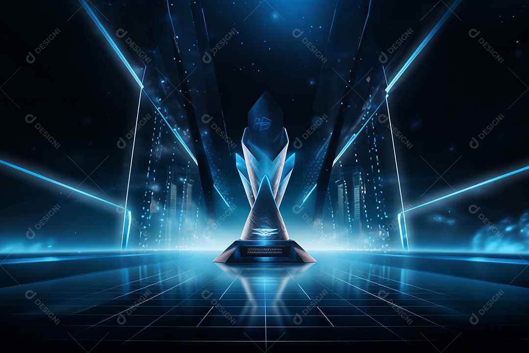 Cenário de um palco para eventos