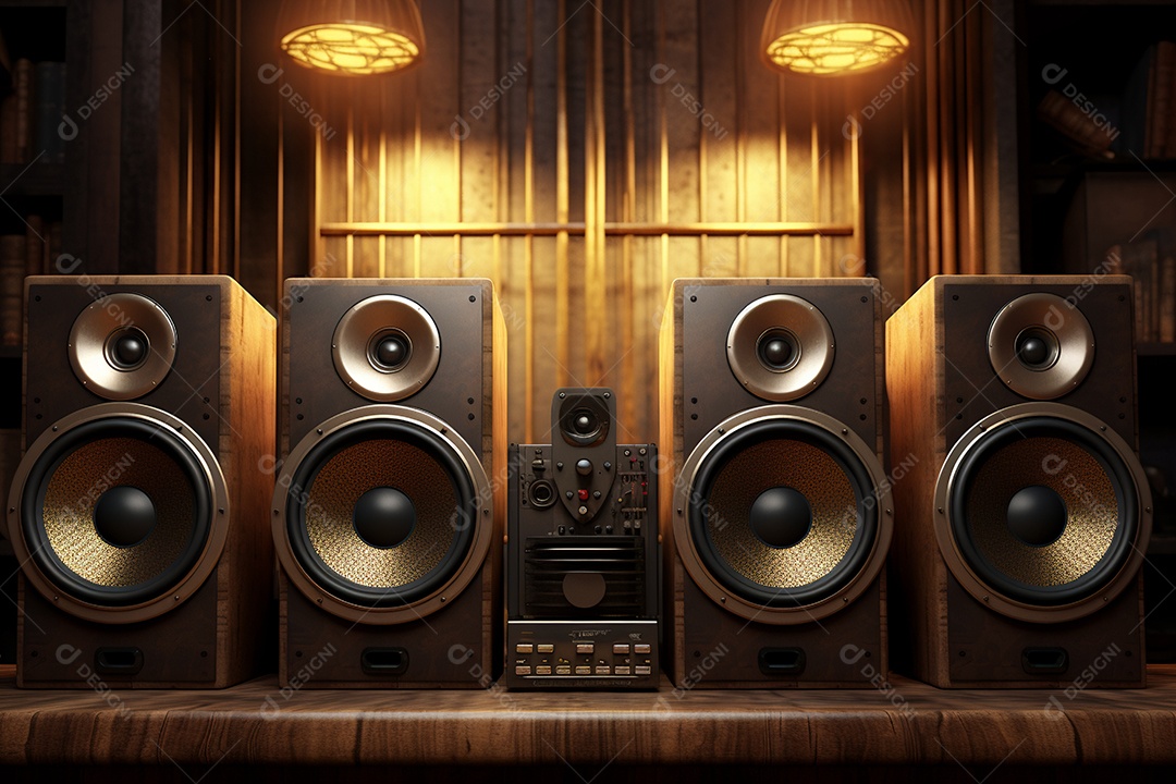 Cenário de um palco para eventos