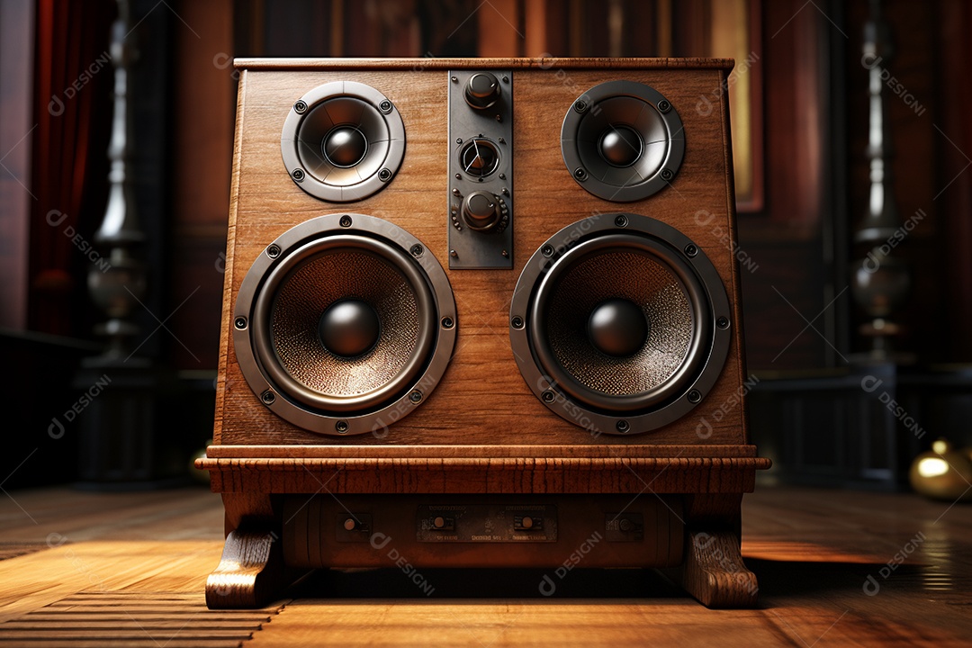 Cenário de um palco para eventos