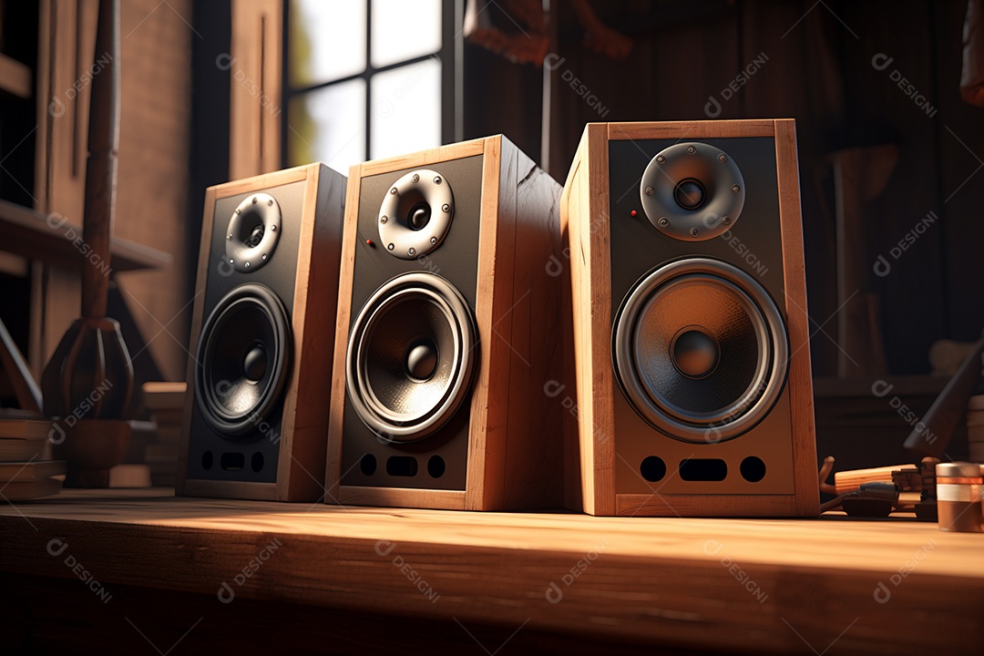 Cenário de um palco para eventos