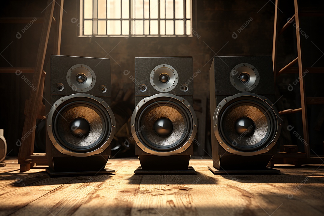 Cenário de um palco para eventos