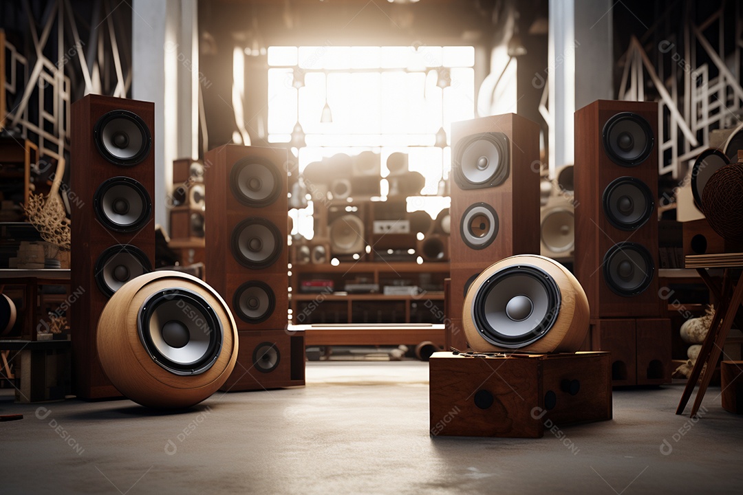 Cenário de um palco para eventos