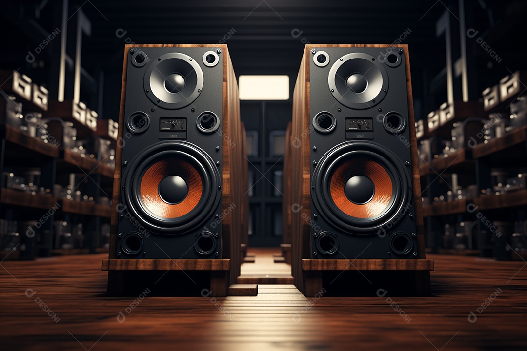 Cenário de um palco para eventos