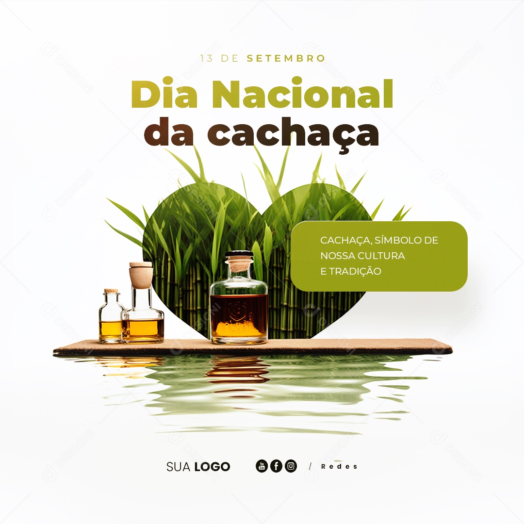 Social Media Dia Nacional da Cachaça 13 de Setembro PSD Editável
