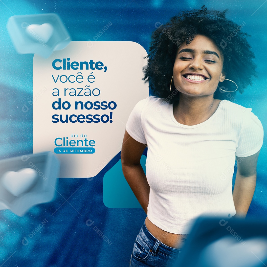 Dia Do Cliente 15 de Setembro Social Media PSD Editável