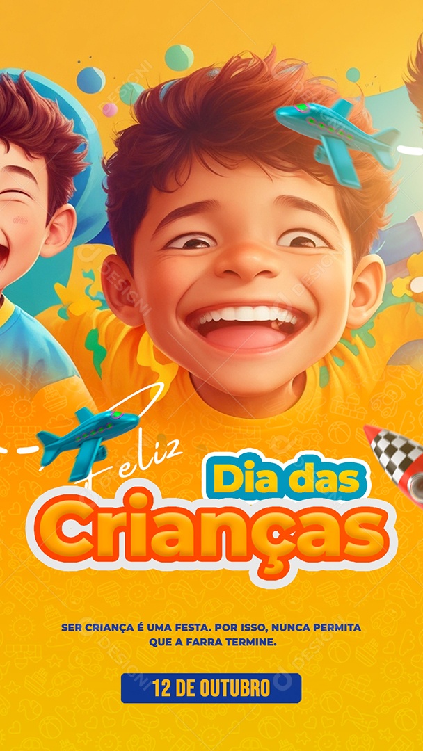 Story Dia Das Crianças 12 De Outubro Social Media PSD Editável