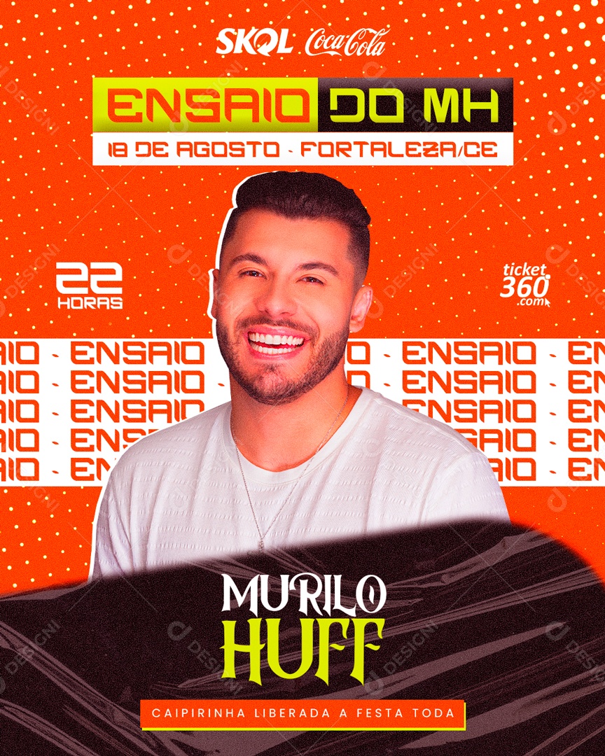 Social Media Flyer Murilo Huff PSD Editável