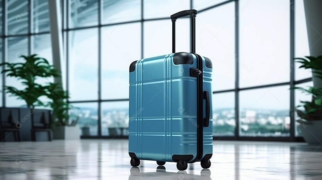 Conceito de viagem e aventura de mala.