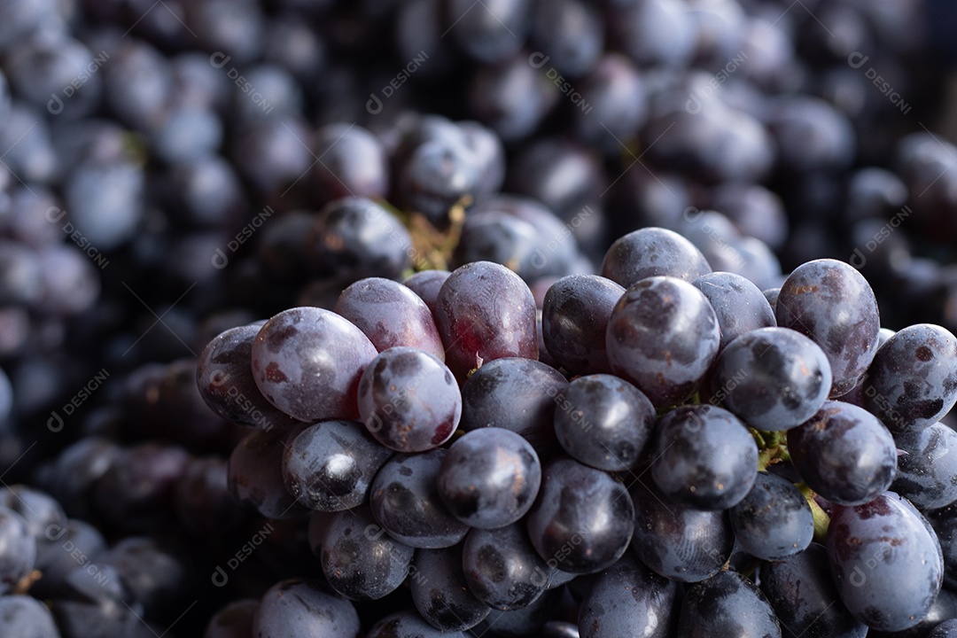Cachos de uva deliciosos