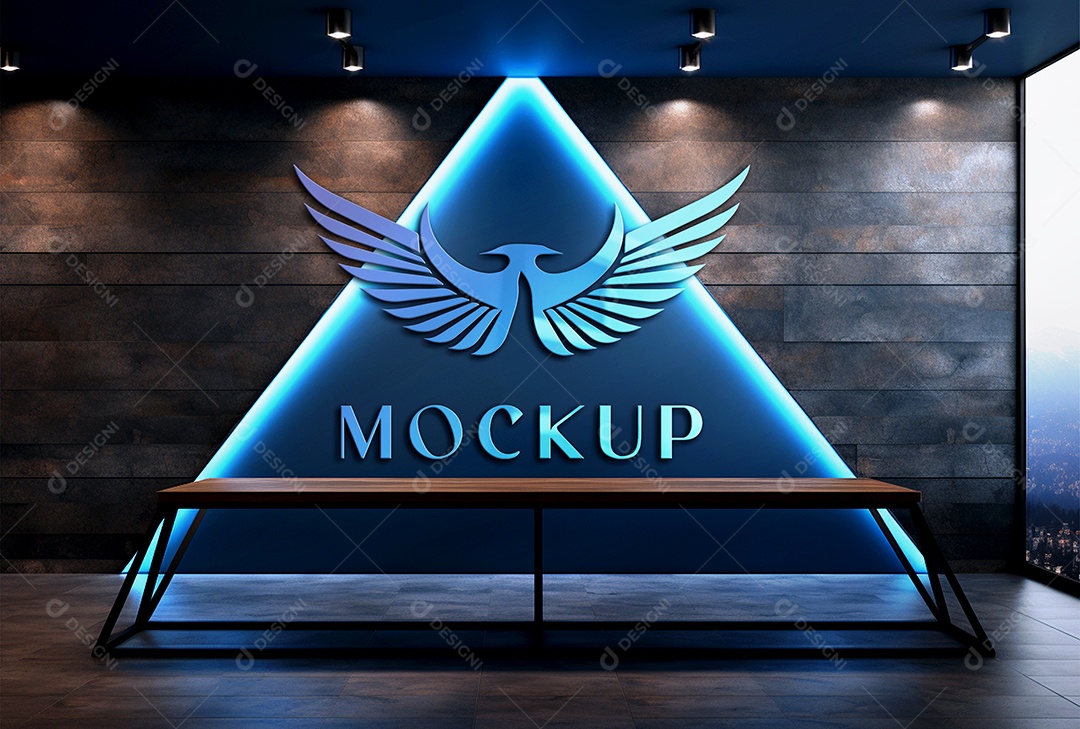 Modelo Mockup de Empresa PSD Editável