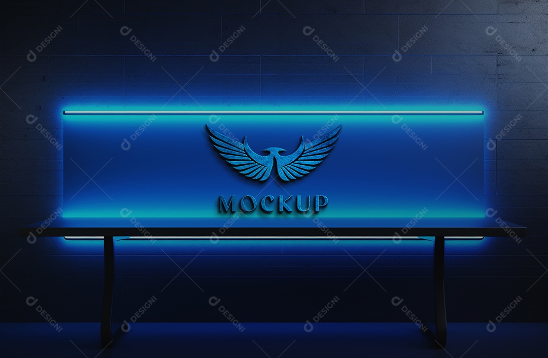 Modelo Mockup de Empresa PSD Editável