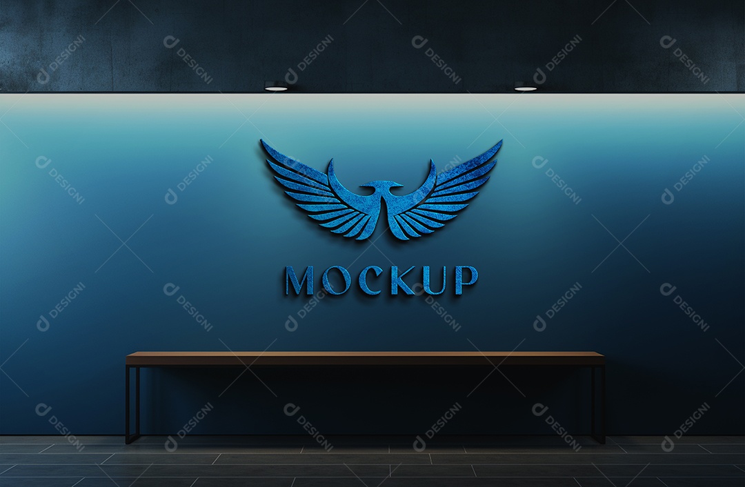 Modelo Mockup de Empresa PSD Editável